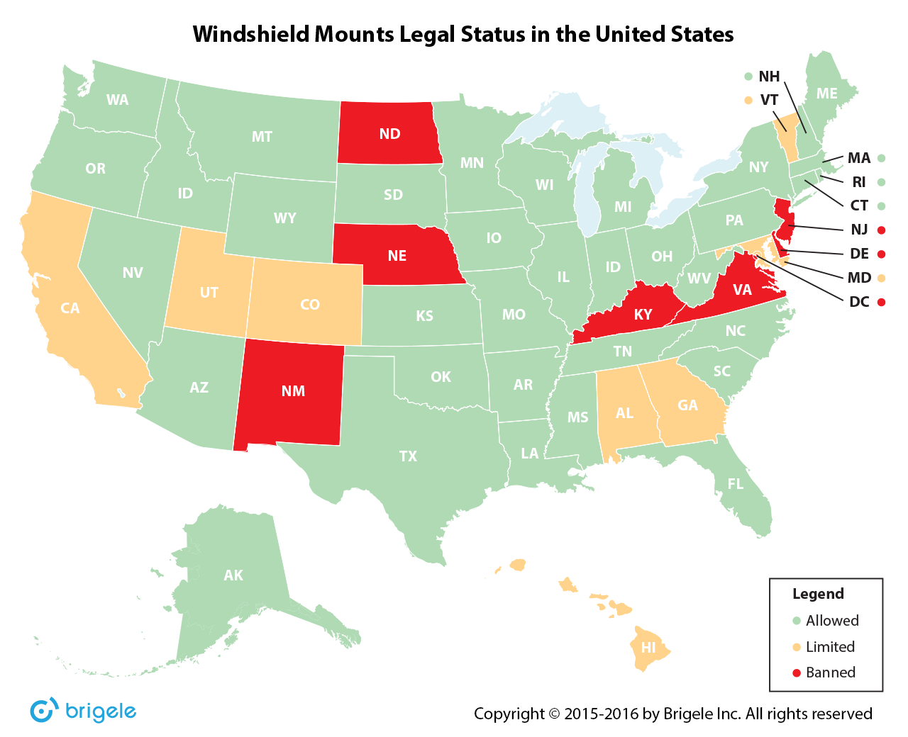 Dash Cam Laws By States - Matrack Insight